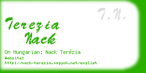 terezia nack business card